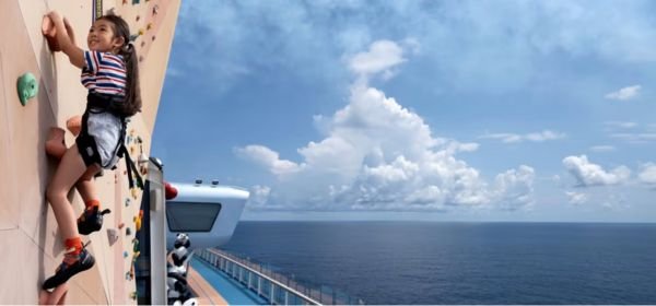 Enjoy Rock Climbing on the Cruise (1)