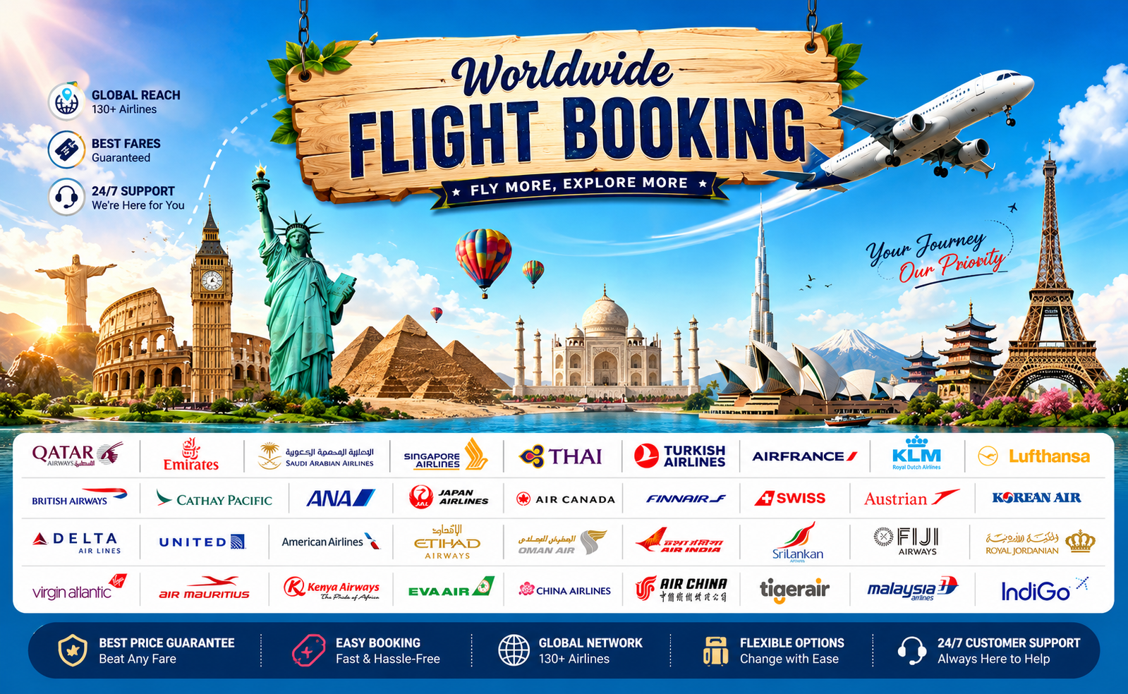 Worldwide Flight Booking